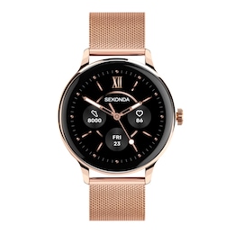 Sekonda Flex Plus Rose Gold Stainless Steel Mesh Bracelet Smart Watch