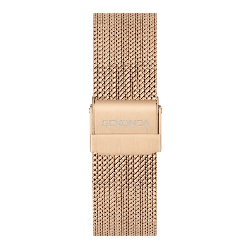 Main Image 3 of Sekonda Flex Plus Rose Gold Tone Stainless Steel Mesh Bracelet Smart Watch