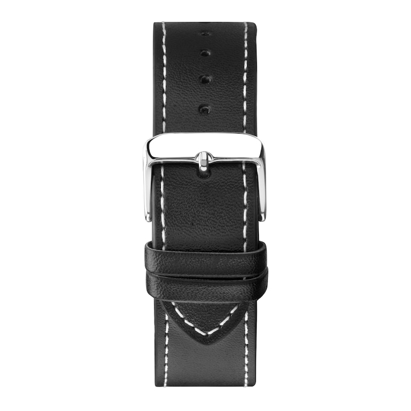 Main Image 3 of Limit Men's Pilot Black Dial Black Polyurethane Strap Watch