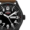 Thumbnail Image 2 of Limit Men's Pilot Black Dial Brown Polyurethane Strap Watch