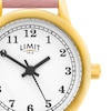 Thumbnail Image 2 of Limit Women's White Dial Pink Polyurethane Strap Watch