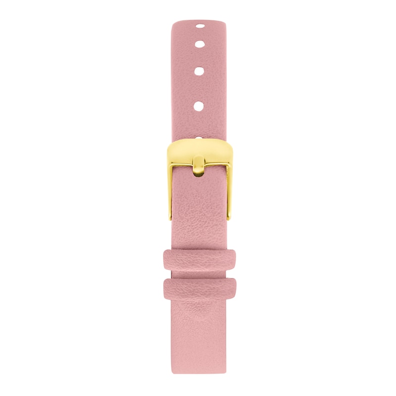 Main Image 3 of Limit Women's White Dial Pink Polyurethane Strap Watch