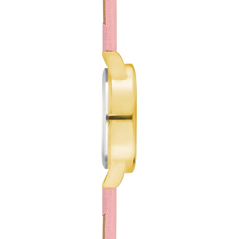 Main Image 5 of Limit Women's White Dial Pink Polyurethane Strap Watch
