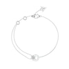 Thumbnail Image 1 of Guess Lily Flower Silver Tone Bracelet
