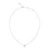 Thumbnail Image 1 of Guess Lily Flower Silver Tone 16-18" Necklace