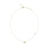 Thumbnail Image 1 of Guess Bamboo & Crystal Gold Tone 16-18" Necklace