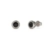 Thumbnail Image 1 of Guess 8mm Crystal Black Tone Stud Earrings