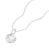 Thumbnail Image 2 of Sterling Silver Heart Disc Pendant Necklace