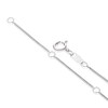 Thumbnail Image 3 of Sterling Silver Cushion Created White & Yellow Sapphire Halo Pendant Necklace
