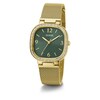 Thumbnail Image 5 of Guess Ladies' Green Dial Gold Tone Stainless Steel Bracelet Watch