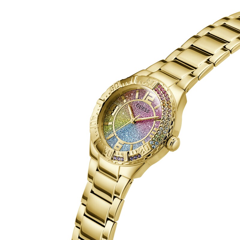 Main Image 4 of Guess Ladies' Sparkle Dial Gold Tone Stainless Steel Bracelet Watch