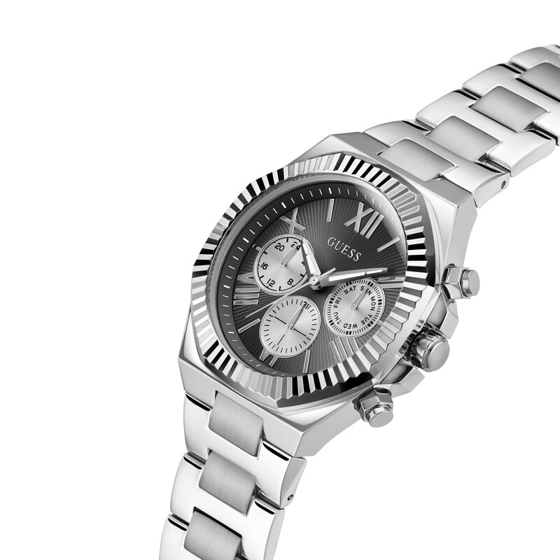 Main Image 4 of Guess Men's Black Dial Stainless Steel Bracelet Watch