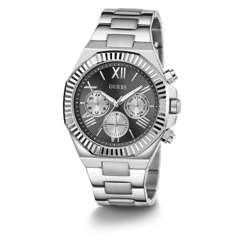 Main Image 5 of Guess Men's Black Dial Stainless Steel Bracelet Watch