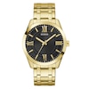 Thumbnail Image 1 of Guess Men's Black Dial Gold Tone Bracelet Watch