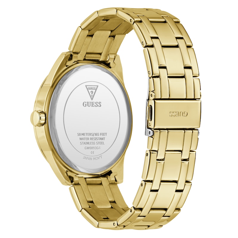 Main Image 3 of Guess Men's Black Dial Gold Tone Bracelet Watch