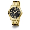 Thumbnail Image 5 of Guess Men's Black Dial Gold Tone Bracelet Watch