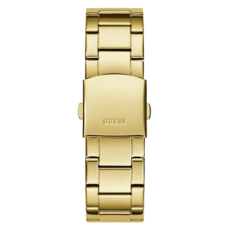 Main Image 3 of Guess Men's Black Dial Gold Tone Stainless Steel Bracelet Watch