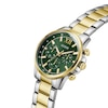 Thumbnail Image 4 of Guess Men's Green Dial Two Tone Bracelet Watch