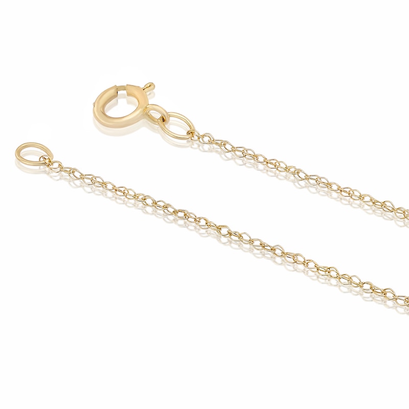 Main Image 3 of 9ct Yellow Gold Heart Detail 12mm Locket