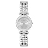 Thumbnail Image 1 of Guess Ladies' Silver Bow Detail Dial Stainless Steel Bracelet Watch
