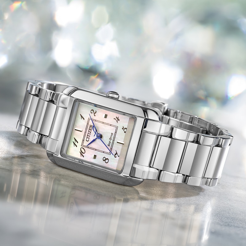 Main Image 4 of Citizen Women's Eco-Drive L Bianca Stainless Steel Watch