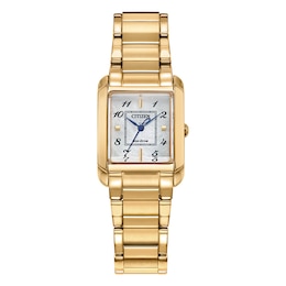 Citizen Ladies' Eco-Drive L Bianca Gold Tone Stainless Steel Watch