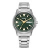Thumbnail Image 1 of Citizen Gents Eco-Drive Sports Green Dial Stainless Steel Watch