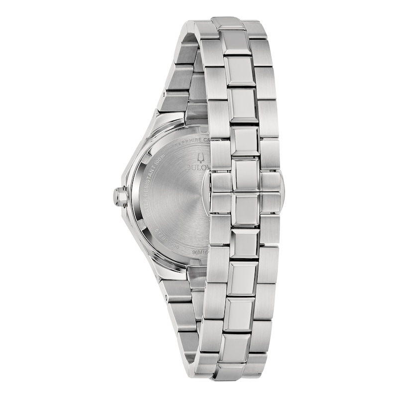 Main Image 3 of Bulova Dress Sport Women's Purple Dial Stainless Steel Bracelet Watch
