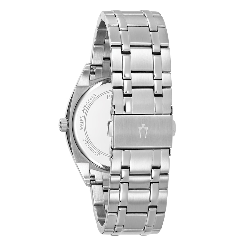 Main Image 3 of Bulova Men's Classic Blue Dial Stainless Steel Bracelet Watch