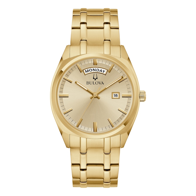 Main Image 1 of Bulova Surveyor Men's Gold Tone Stainless Steel Bracelet Watch