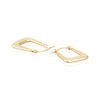 Thumbnail Image 2 of 9ct Yellow Gold Ribbed Creole Hoop Earrings