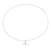 Thumbnail Image 2 of Sterling Silver Plain T-Bar Necklace
