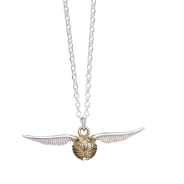 Harry Potter Sterling Silver Golden Snitch Necklace