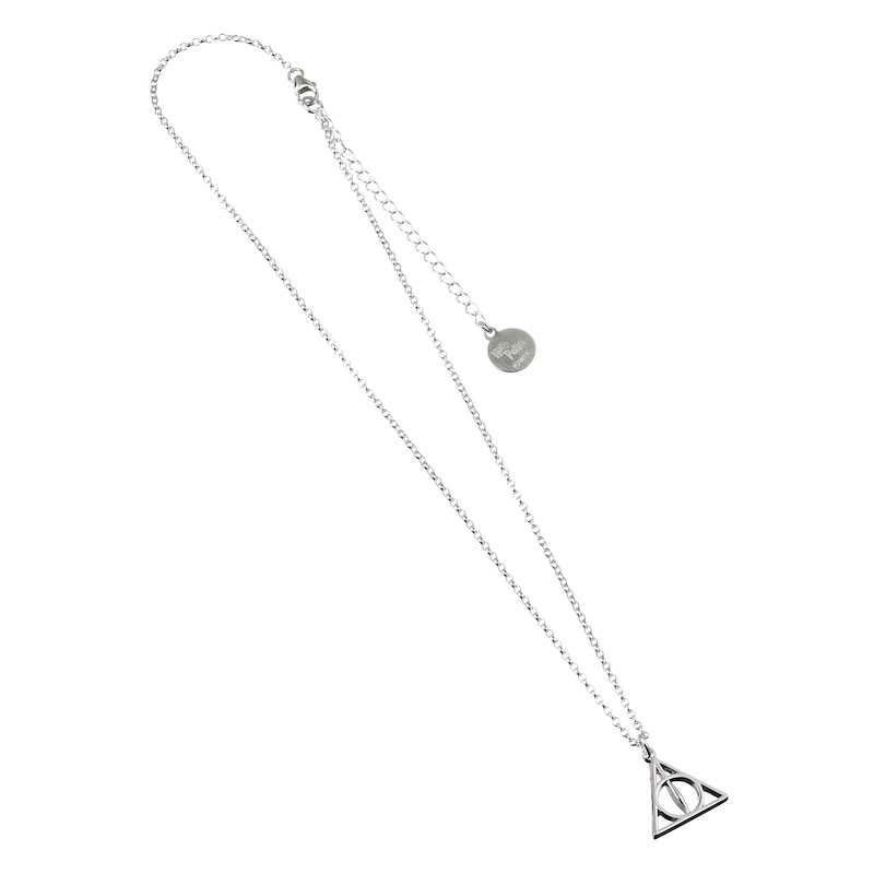 Harry Potter Silver Deathly Hallows Necklace