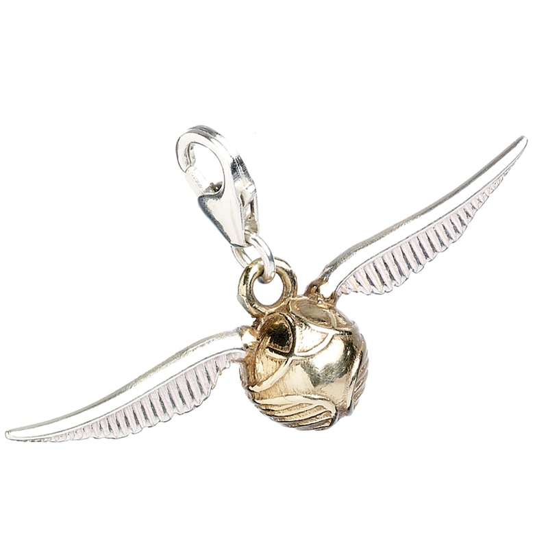 Main Image 1 of Harry Potter Sterling Silver Golden Snitch Charm