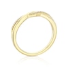 Thumbnail Image 3 of 9ct Yellow Gold Diamond Crossover Eternity Ring