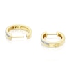 Thumbnail Image 2 of 9ct Yellow Gold 0.15ct Diamond Hoop Earrings