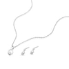 Thumbnail Image 2 of Sterling Silver 0.20ct Diamond Infinity Jewellery Set
