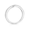 Thumbnail Image 3 of 9ct White Gold Diamond Crossover Eternity Ring