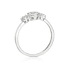 Thumbnail Image 3 of 9ct White Gold 0.25ct Diamond Trilogy Cluster Ring