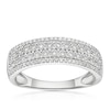 Thumbnail Image 1 of 9ct White Gold 0.20ct Diamond Wide Eternity Ring
