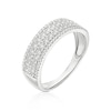 Thumbnail Image 2 of 9ct White Gold 0.20ct Diamond Wide Eternity Ring