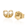 Thumbnail Image 2 of 9ct Yellow Gold Diamond & Garnet Stud Earrings