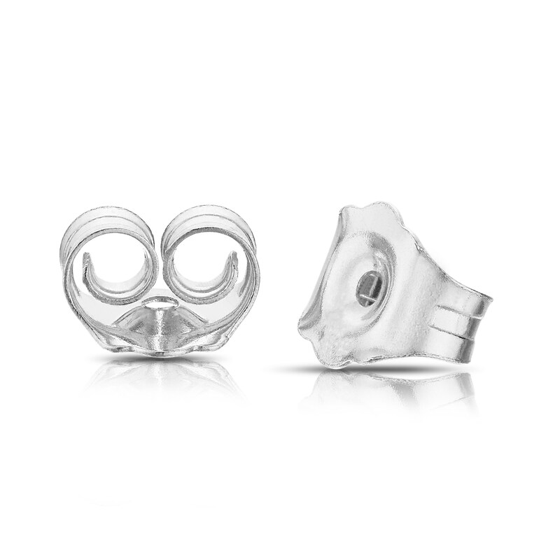 Main Image 2 of 9ct White Gold Green Amethyst Stud Earrings