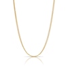 Thumbnail Image 1 of Sterling Silver & Yellow Gold Plated 16" Woven Chain