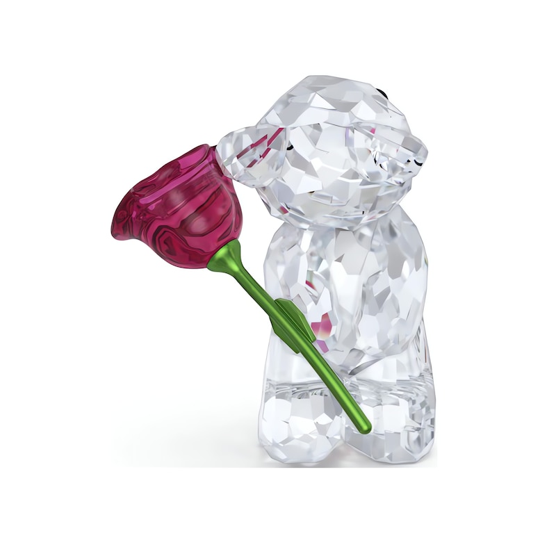 Main Image 3 of Swarovski Kris Bear 'A Rose With Love' Ornament