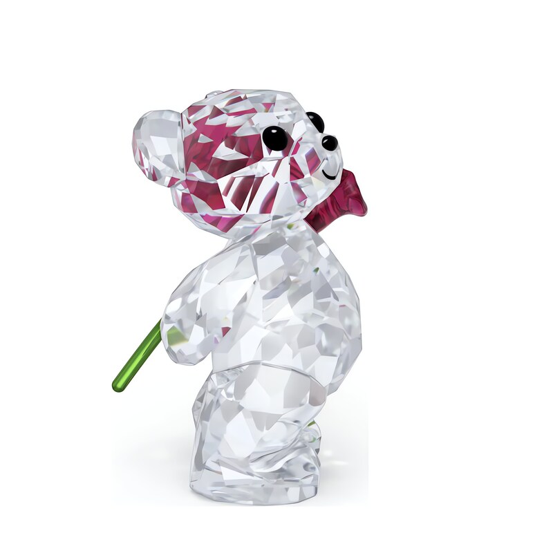 Main Image 4 of Swarovski Kris Bear 'A Rose With Love' Ornament
