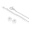 Thumbnail Image 3 of Sterling Silver Square Cubic Zirconia Necklace & Earring Jewellery Set
