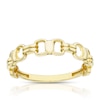 Thumbnail Image 1 of 9ct Yellow Gold Leaf Link Ring