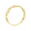 Thumbnail Image 3 of 9ct Yellow Gold Leaf Link Ring